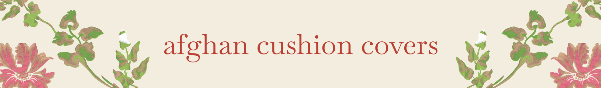 Afghan Cushion