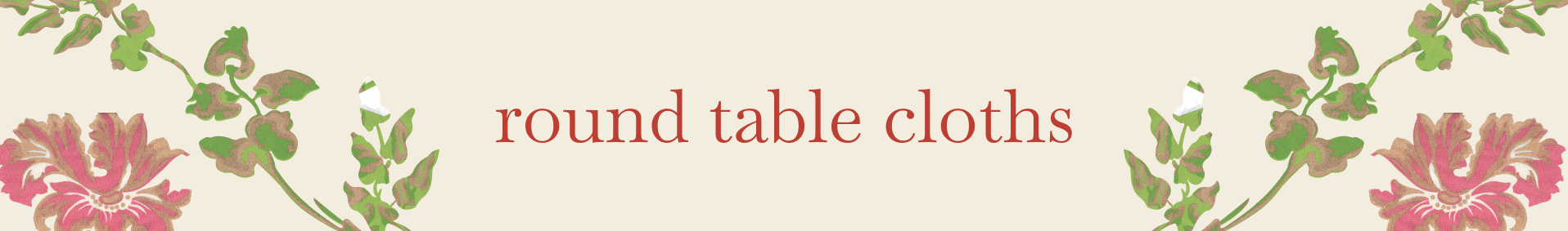 Round table cloth