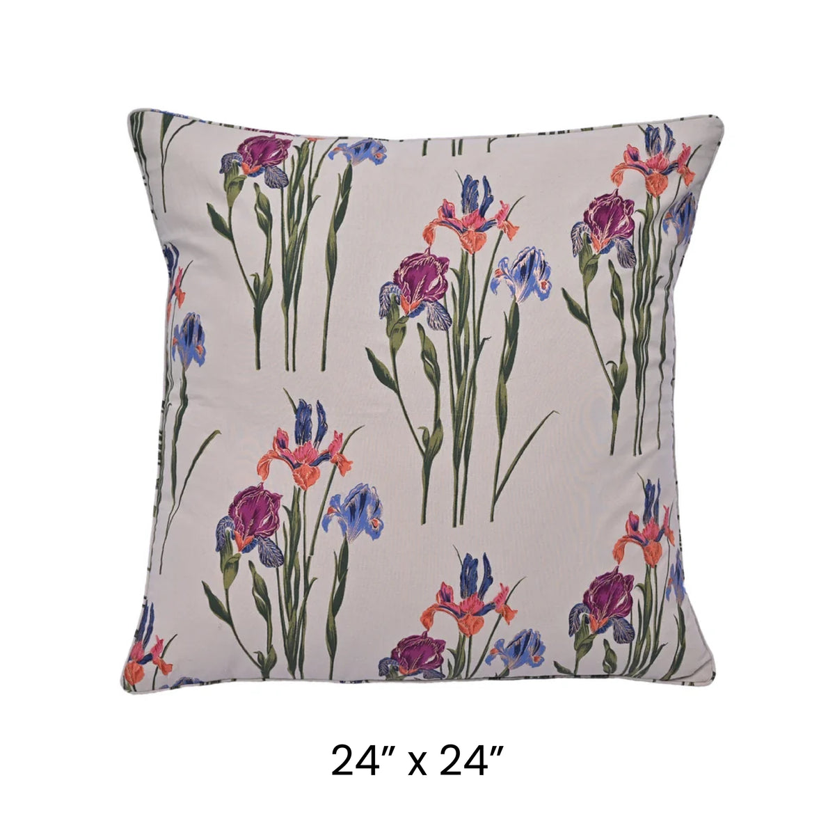 Cushion Cover - Diana Flower Plum