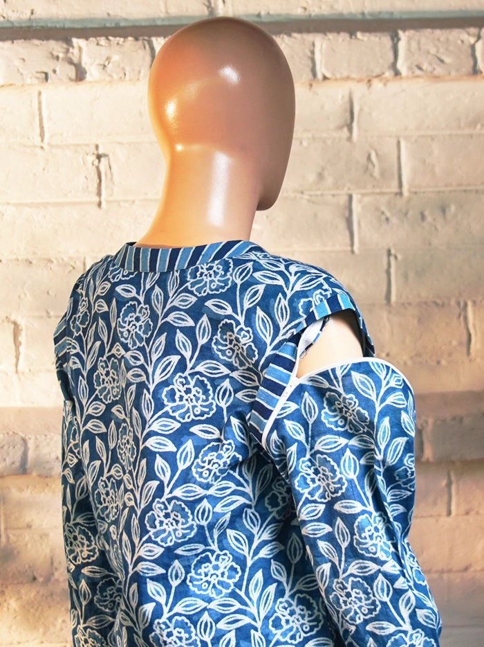Camel Shrug - Indigo Blue