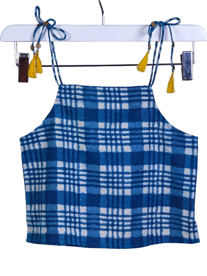 Bacha Razi Top - Indigo Blue