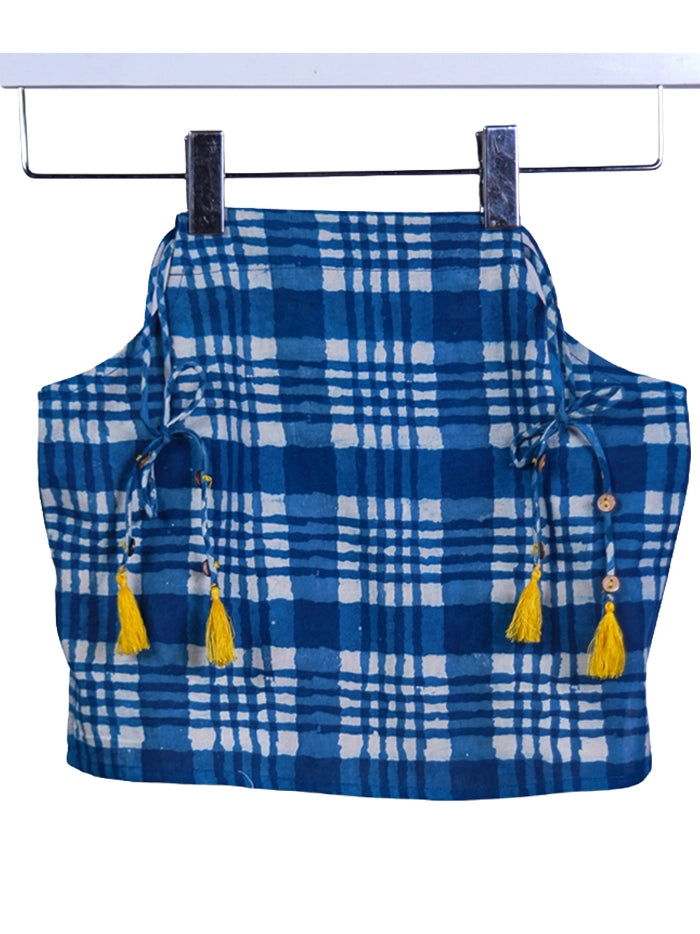 Bacha Razi Top - Indigo Blue