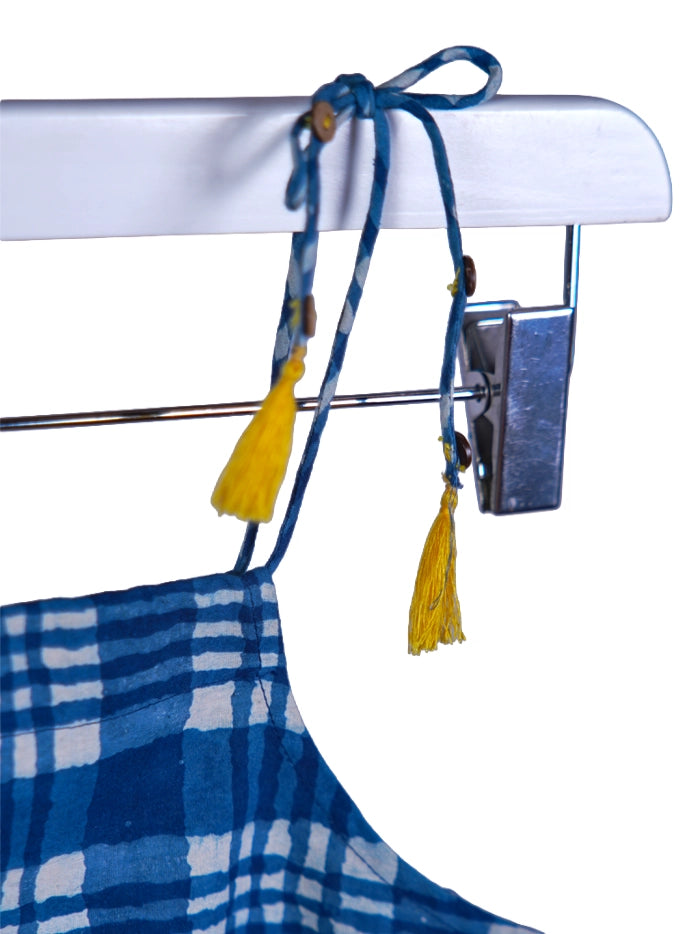 Bacha Razi Top - Indigo Blue