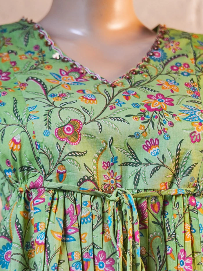 Rao Bika Dress - Small Aima Grass