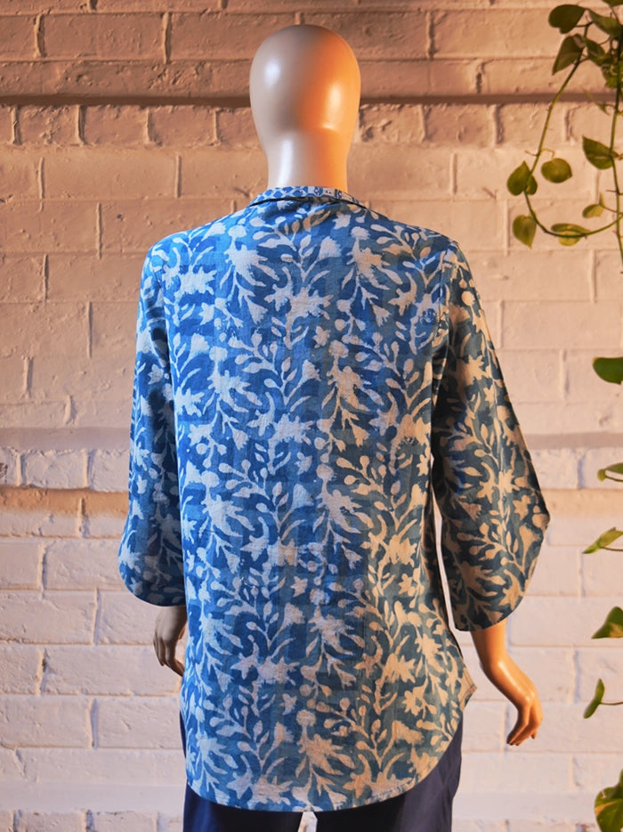 Mana Shirt - Indigo Blue