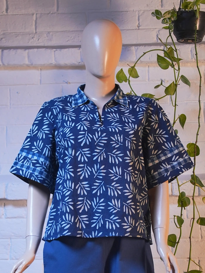 Charu Top/Short - Indigo Blue