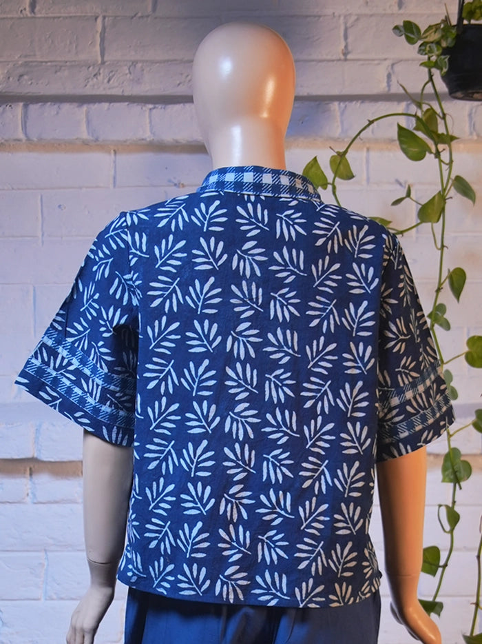 Charu Top/Short - Indigo Blue
