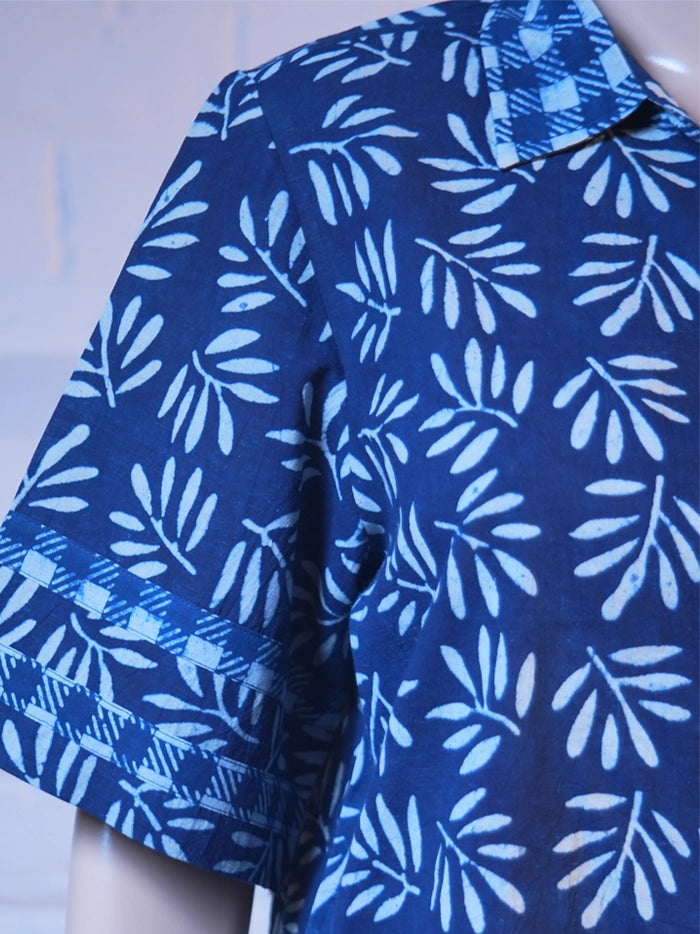 Charu Top/Short - Indigo Blue