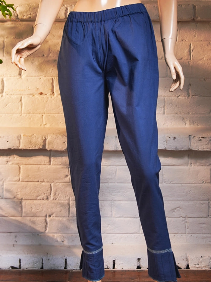 Lace Pants - Indigo Blue