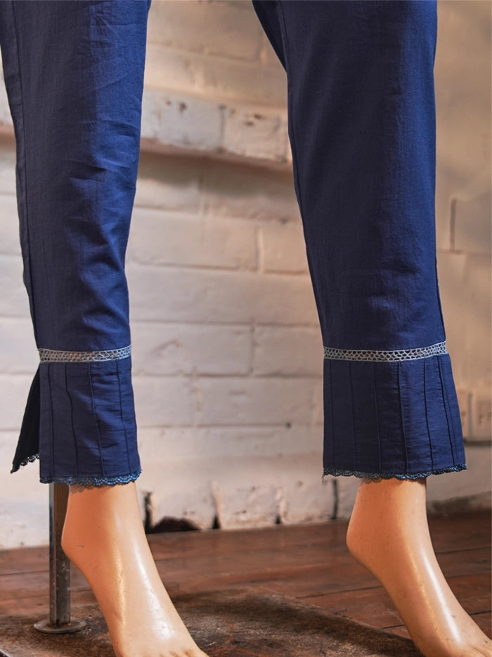 Lace Pants - Indigo Blue