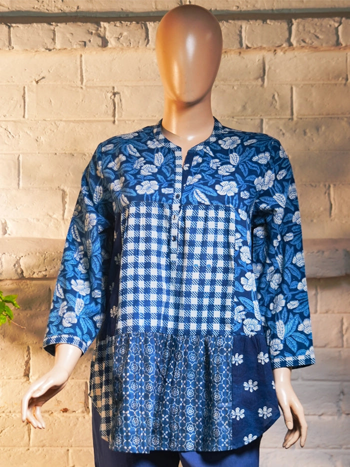 Jammy Top - Indigo Blue