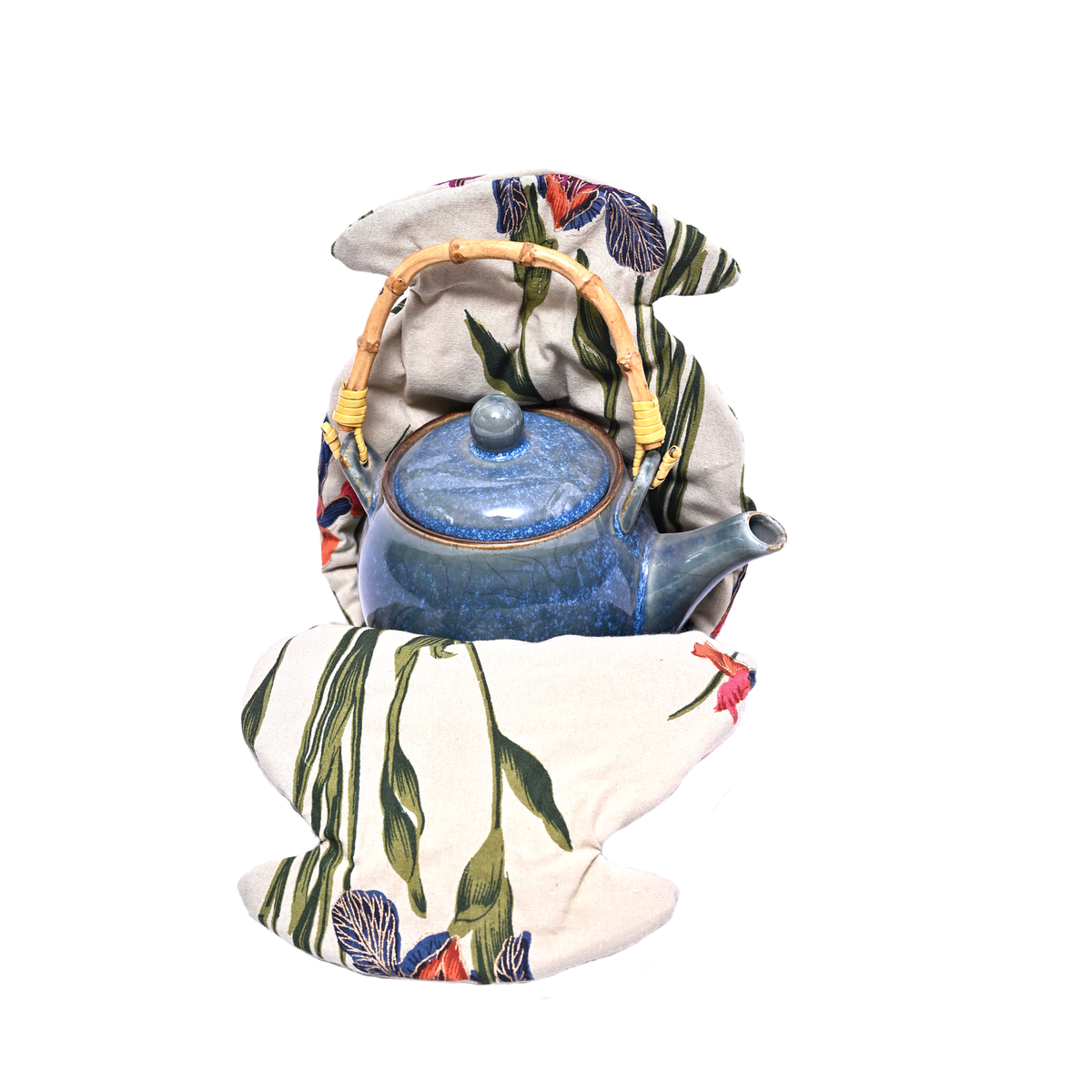 Victorian Teacosy Set - Diana Flower Plum