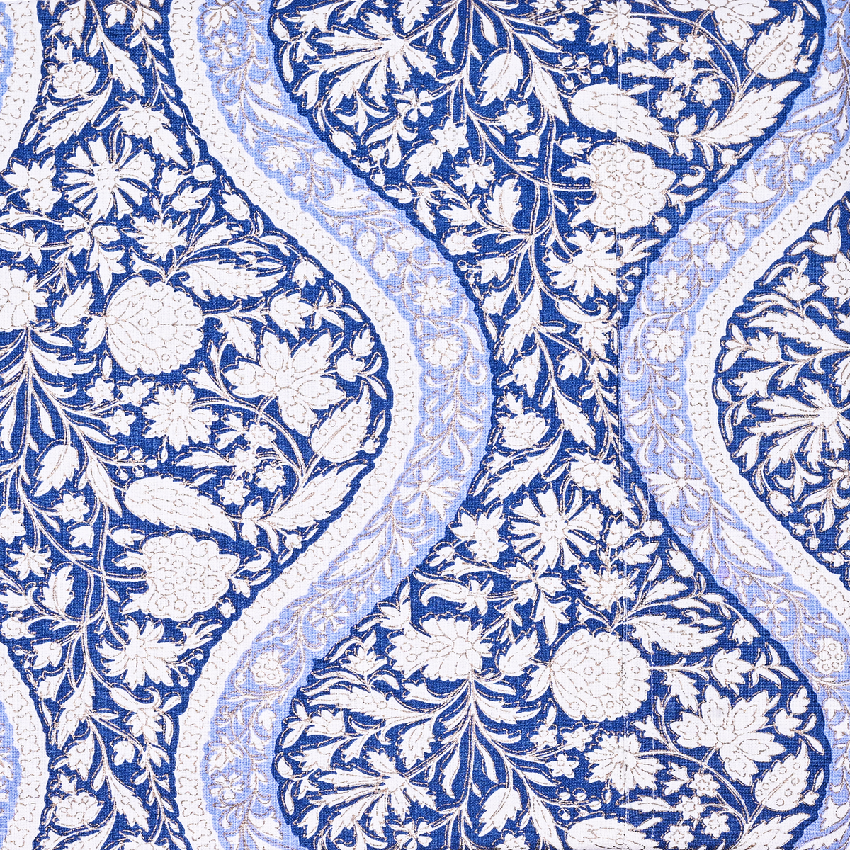 Bed Cover - Naseem Bagh Blue Manor