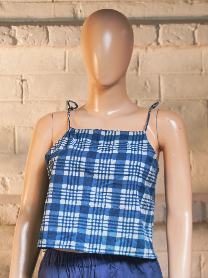 Raji Top - Indigo Blue