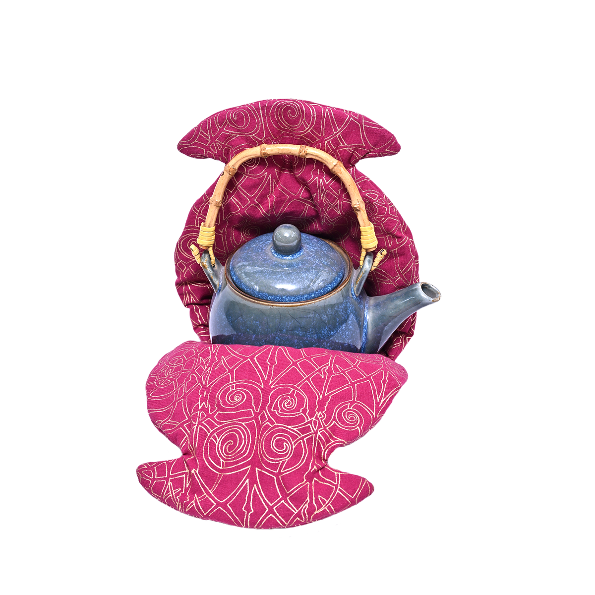 Victorian Teacosy Set - Empire Cranberry