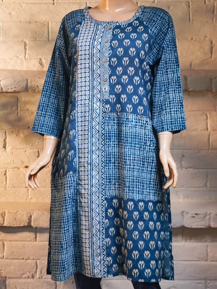 Jaisal Kurta - Indigo Blue