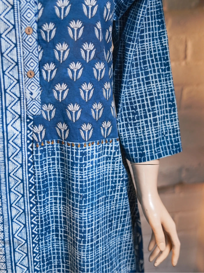 Jaisal Kurta - Indigo Blue