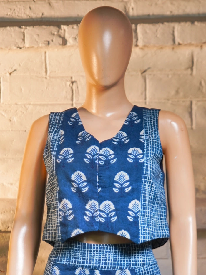 Abu Top - Indigo Blue