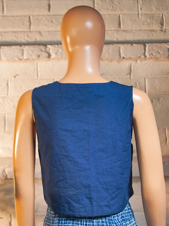 Abu Top - Indigo Blue