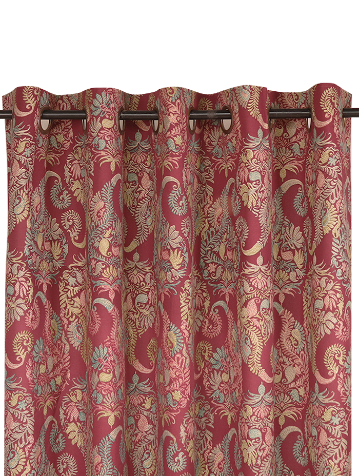 Curtain - Ambara Tartar Red