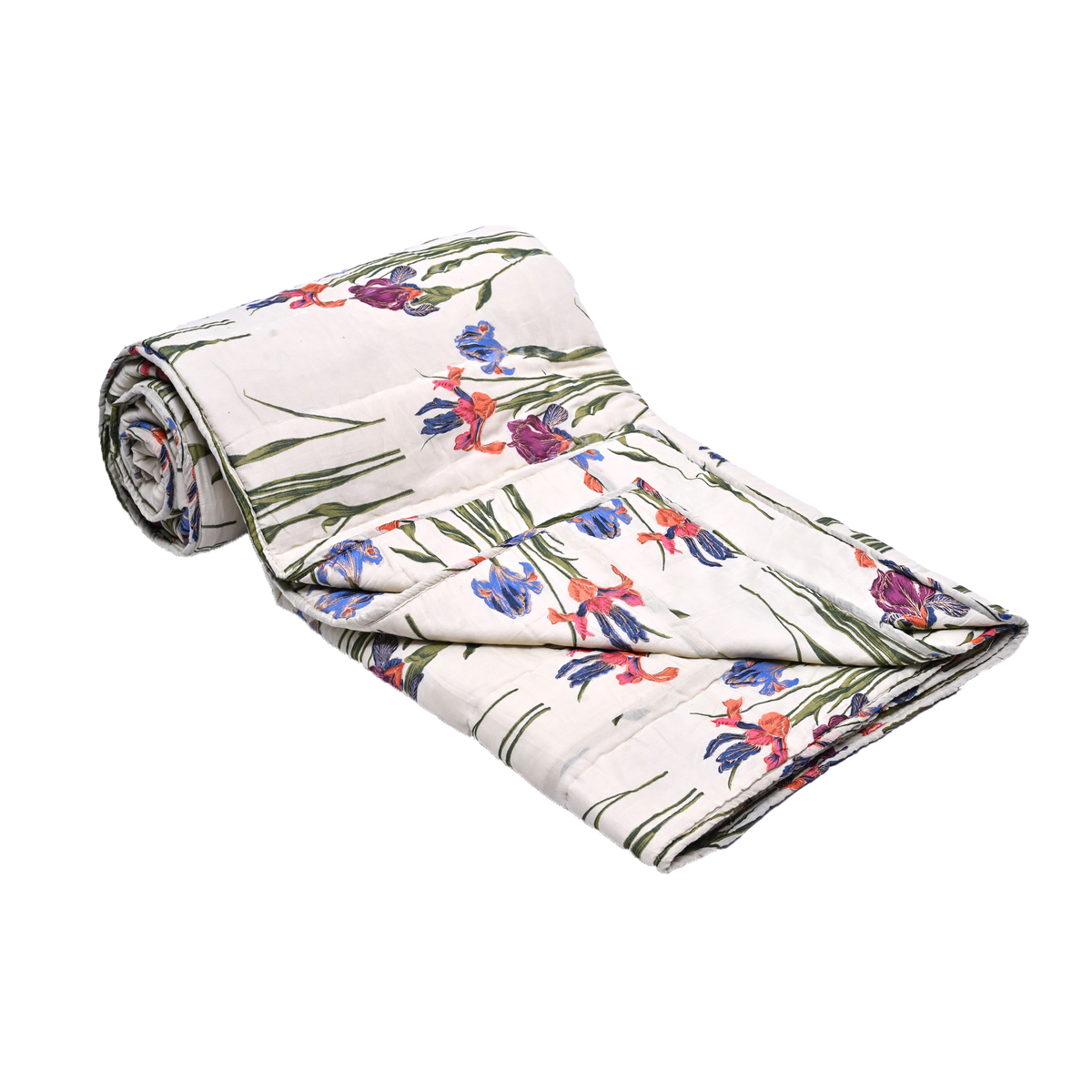 Quilt - Diana Flower Plum