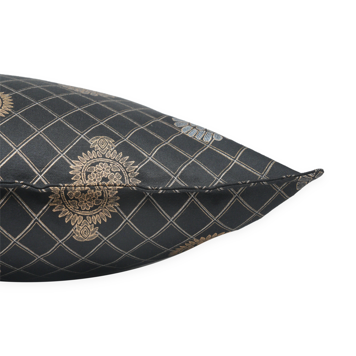 Pillow Cover - Zari Surma Raat