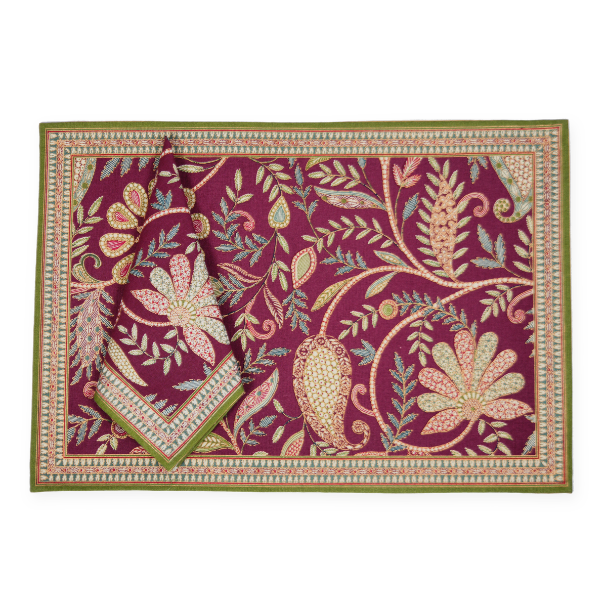 Mat Nap Set Of 6 (WP) - Shirin Rani Gulab