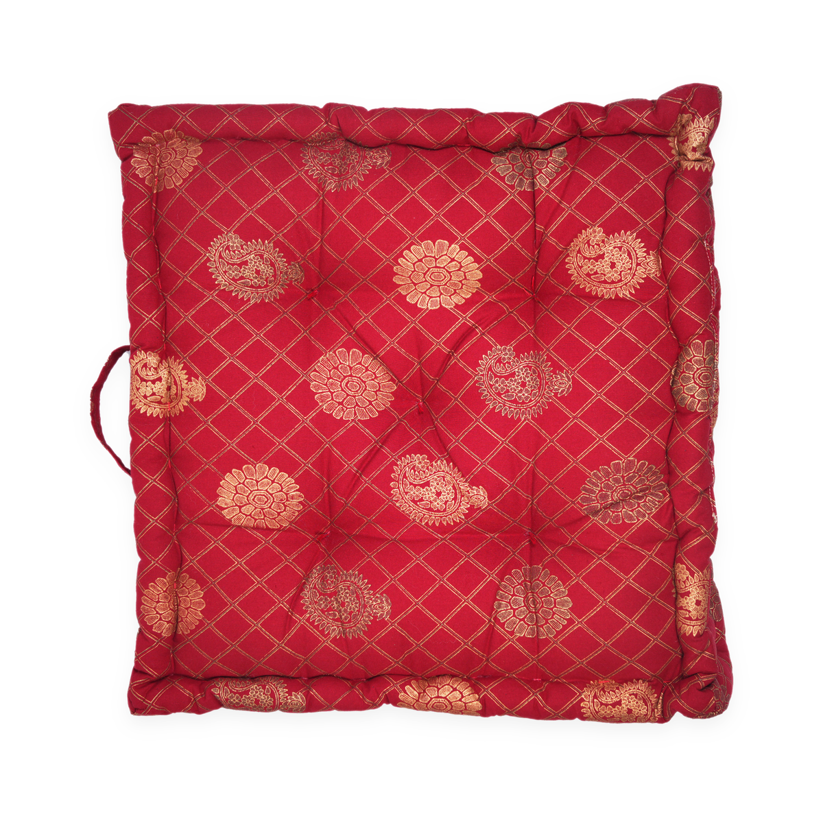 Box Cushion -  Zari Rang Mahal