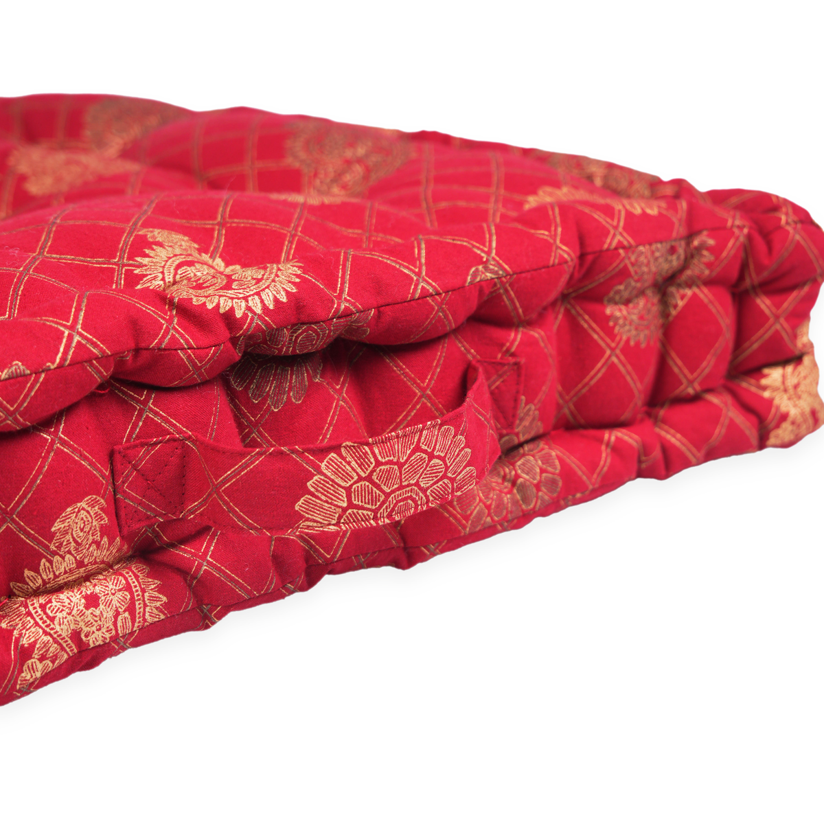 Box Cushion -  Zari Rang Mahal