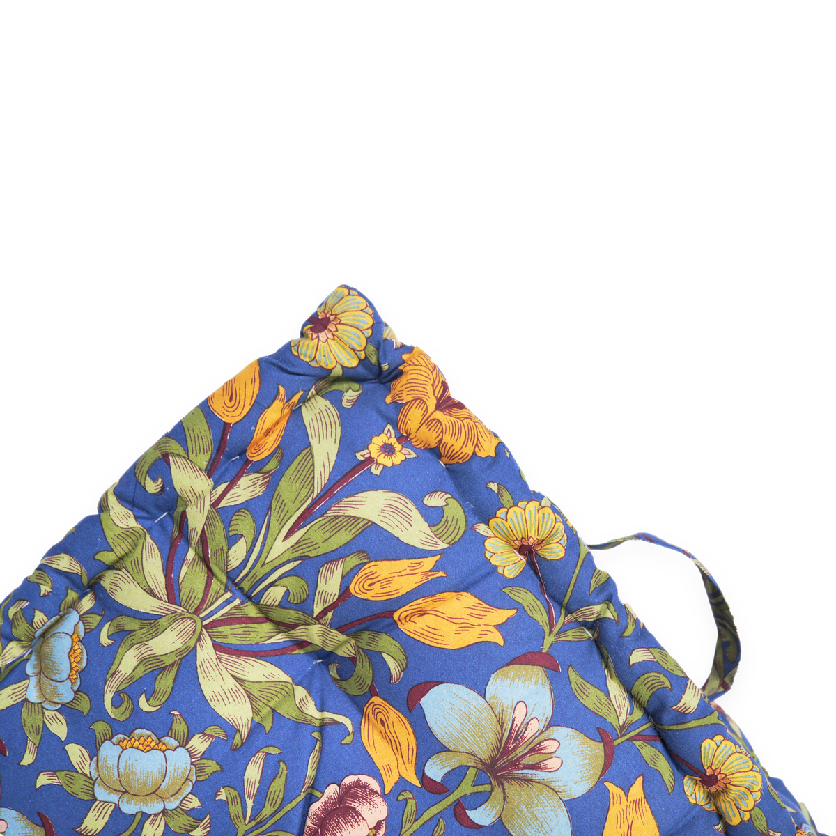 Box Cushion - Jane Morris Midnight