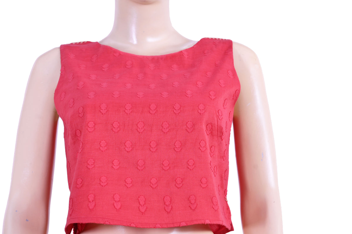 Dora Top - Alyssum / Red