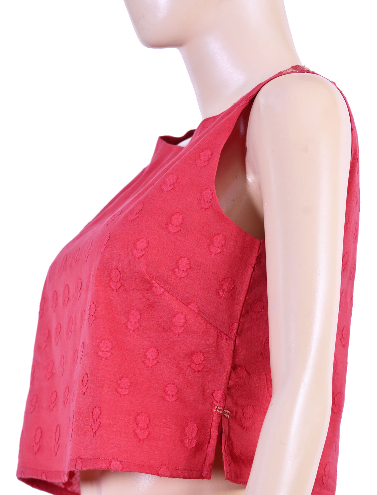 Dora Top - Alyssum / Red