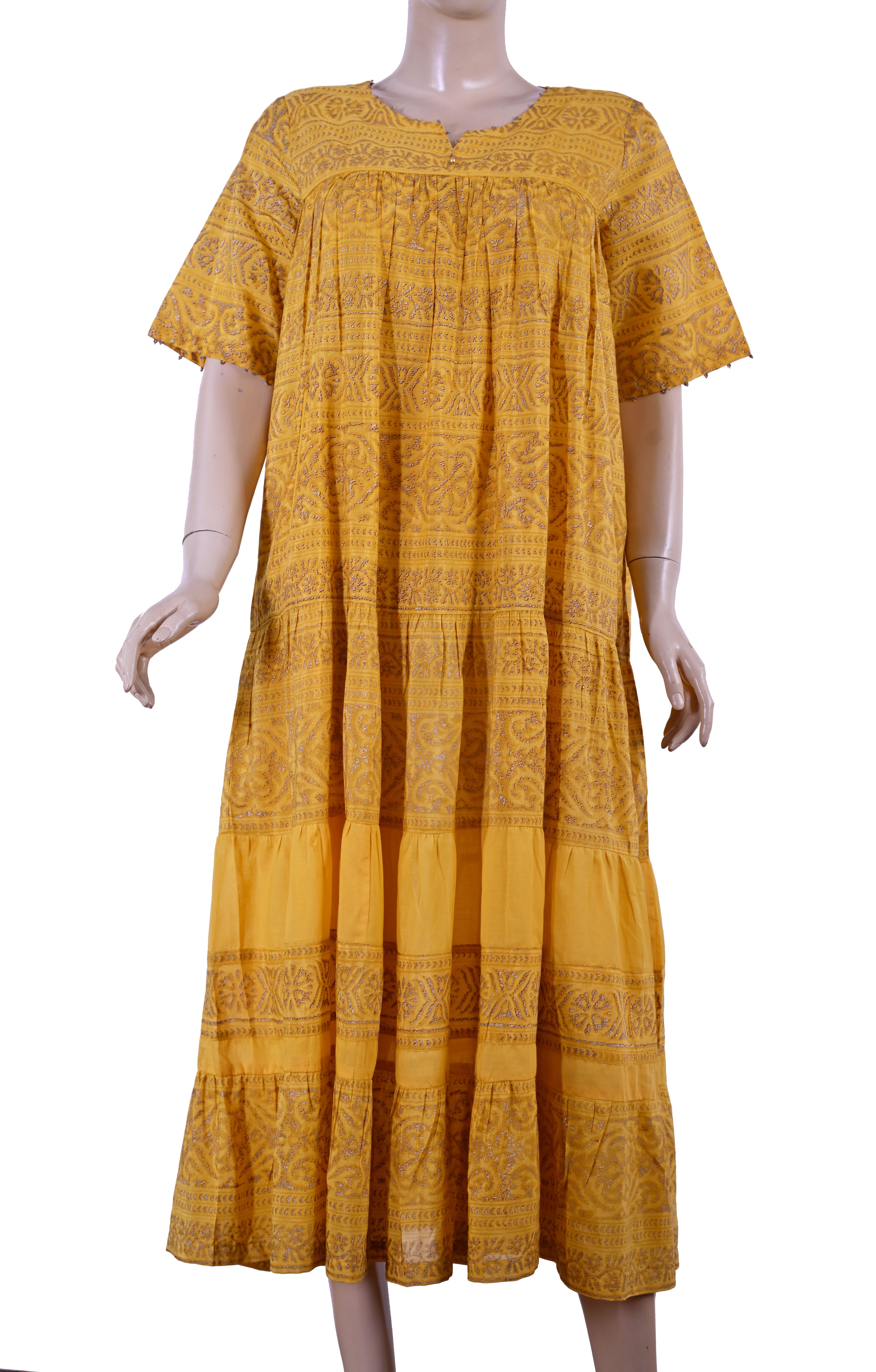 YELLOW BAHAR DRESS