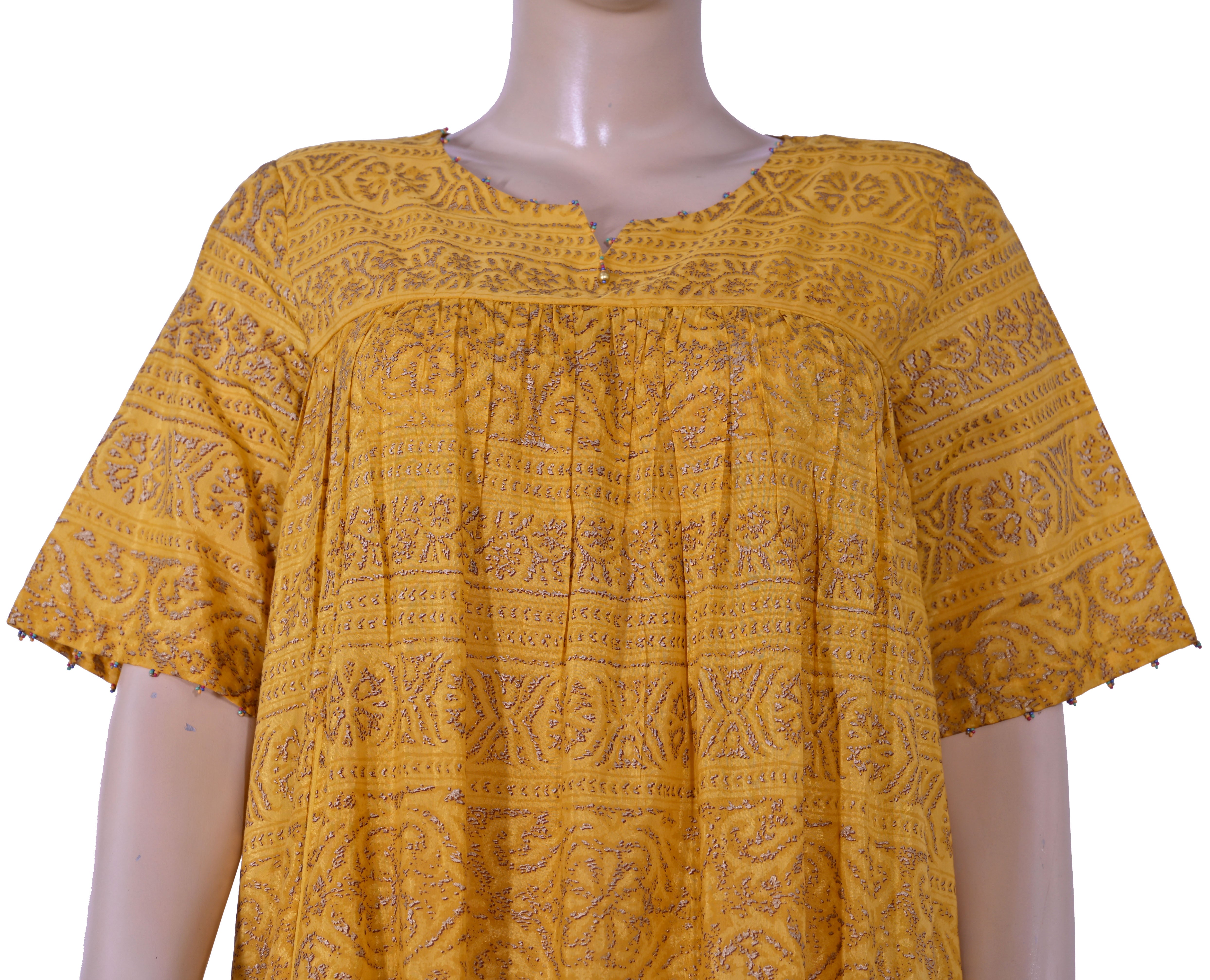 YELLOW BAHAR DRESS