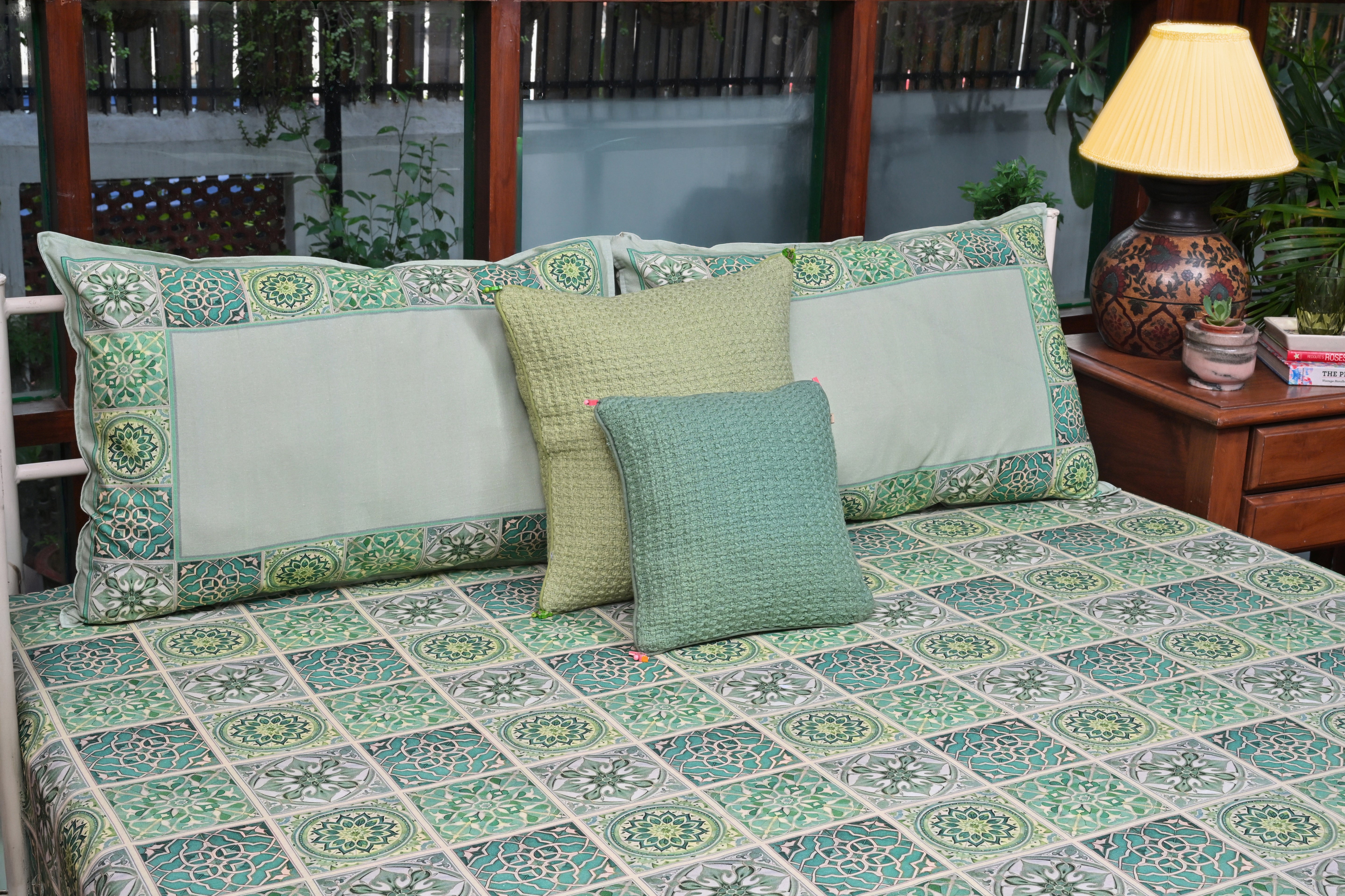 Bed Cover - Kurban Green