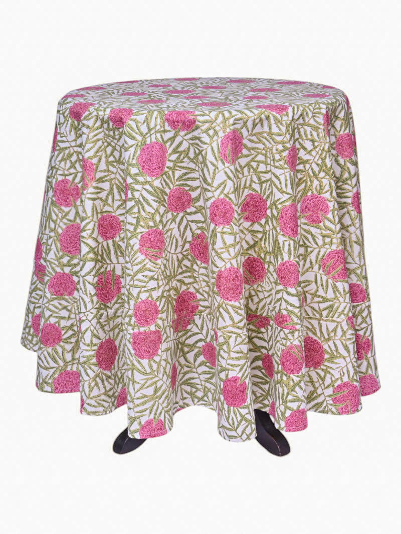 Round Table Cloth - Small Genda Phool Chum Chum