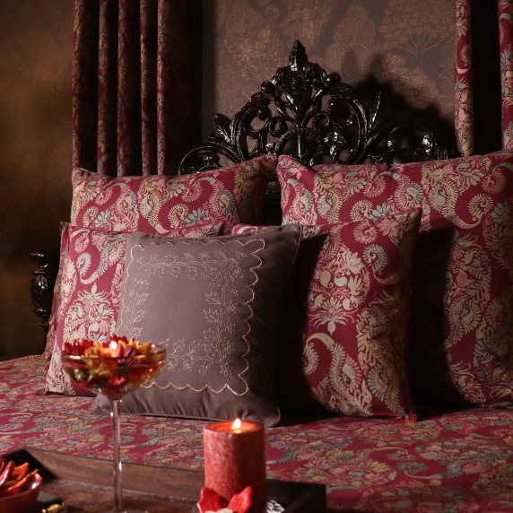 Bed Cover - Ambara Tartar red