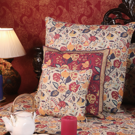 Bed Cover - Mughal Garden Noorani