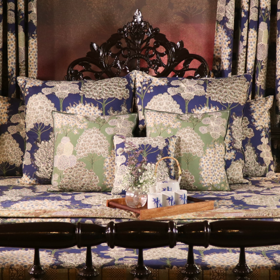 Bed Cover - Pichwahi Prussian Blue