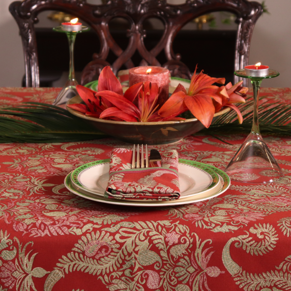 Table Cloth - Ambara Crimson