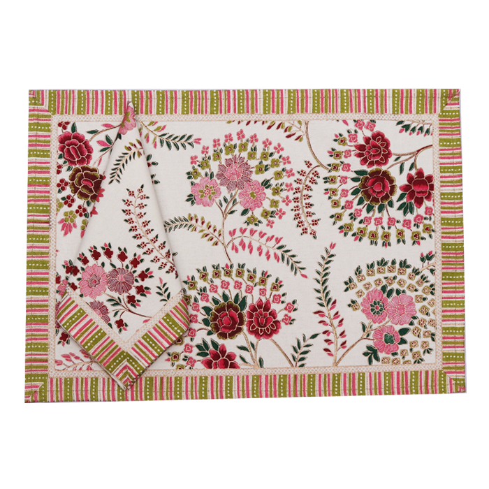 Mat Nap (Set of 6) - Confetti Crimsonred
