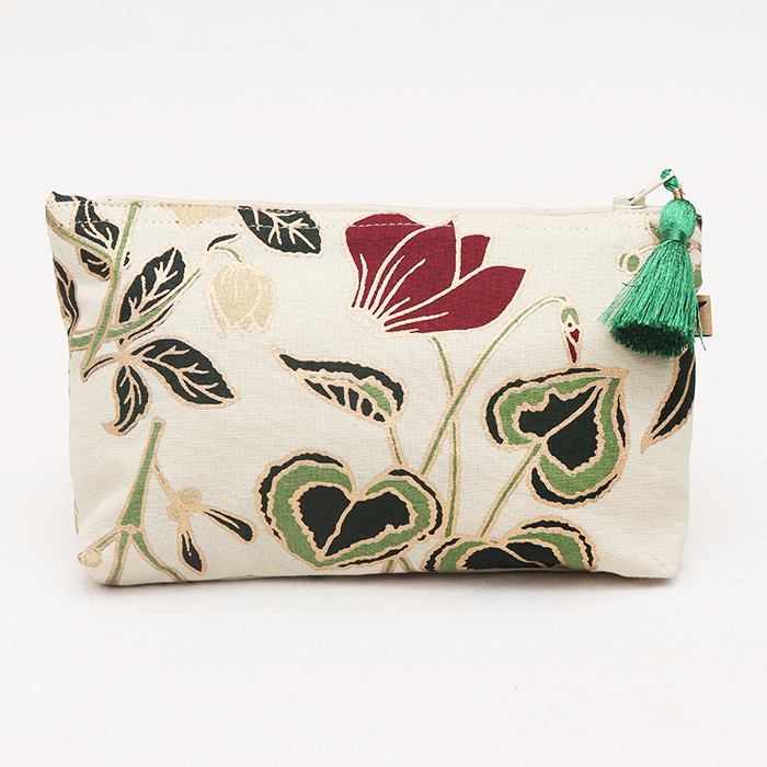 Pencil Pouch - Herberium Red/Green