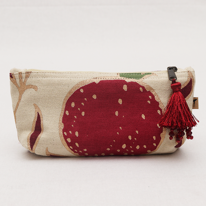 Pencil Pouch - Pomegranate Red