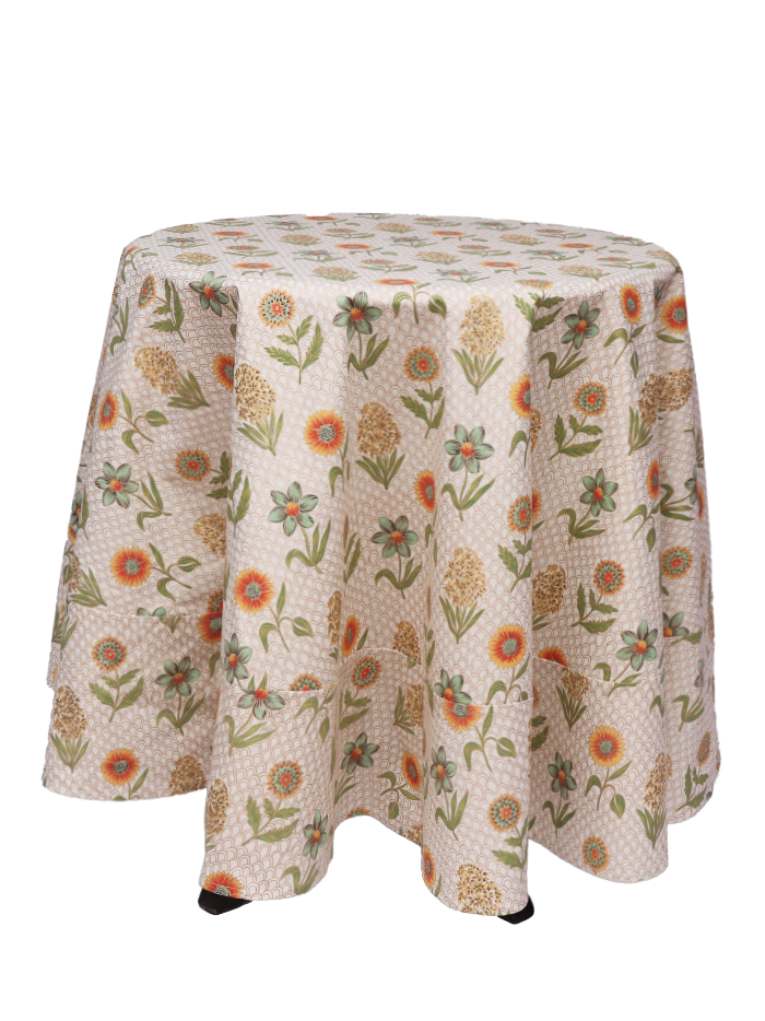 Round Table Cloth  - Small Argentina Flame