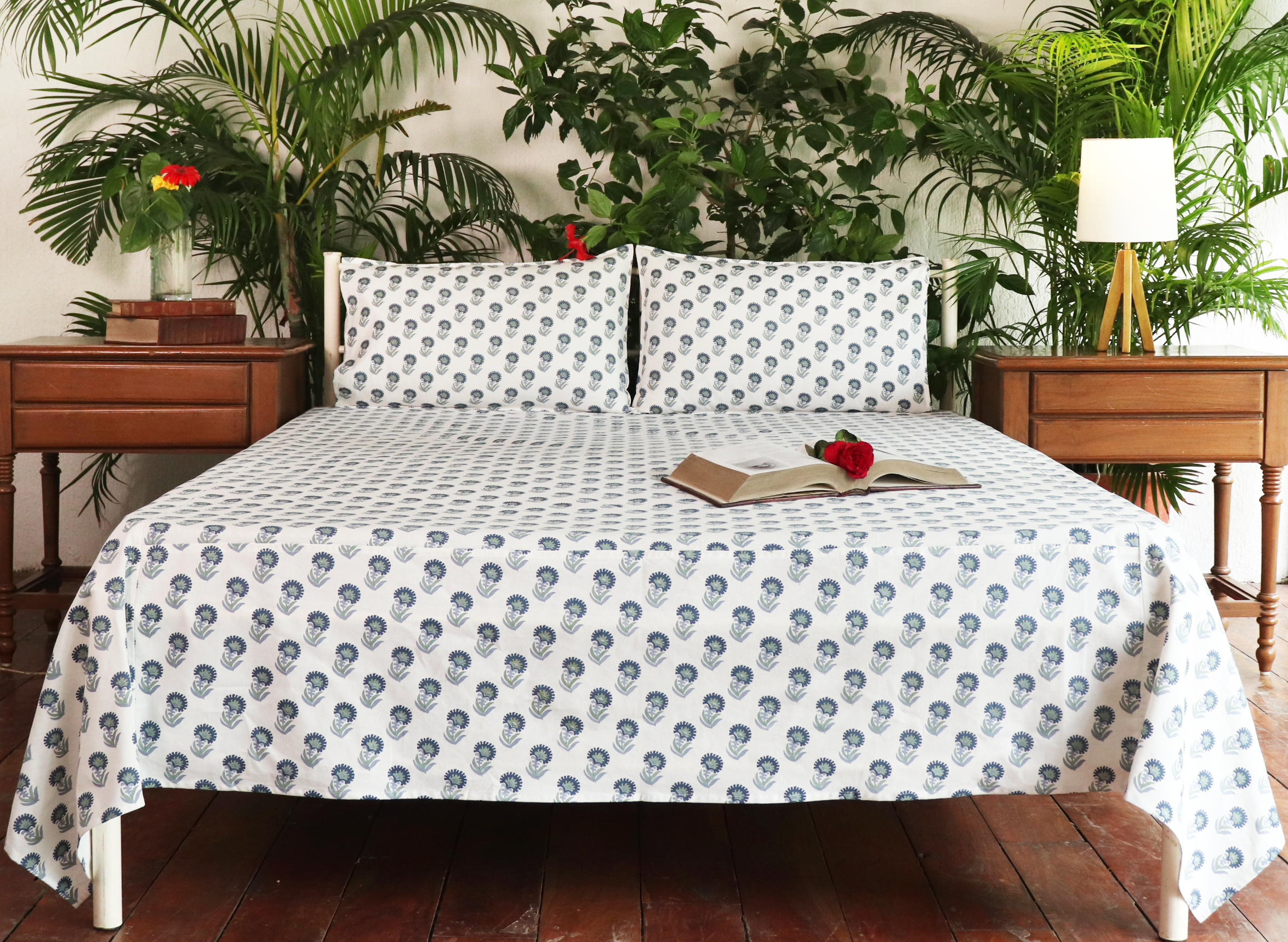 Bed Cover - Puru Indigo