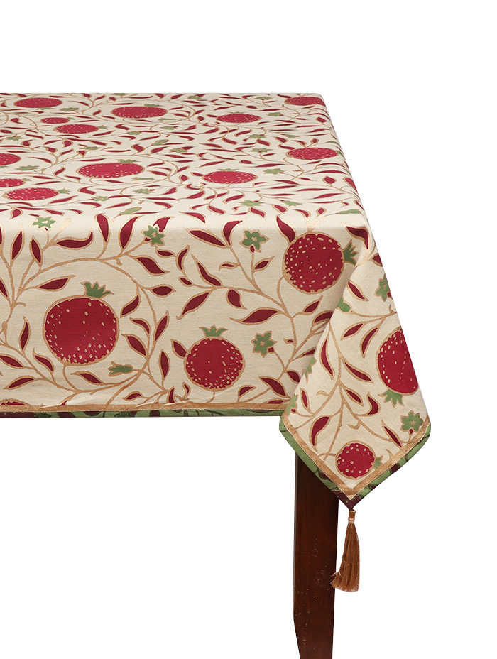 Table Cloth - Pomegranate Red