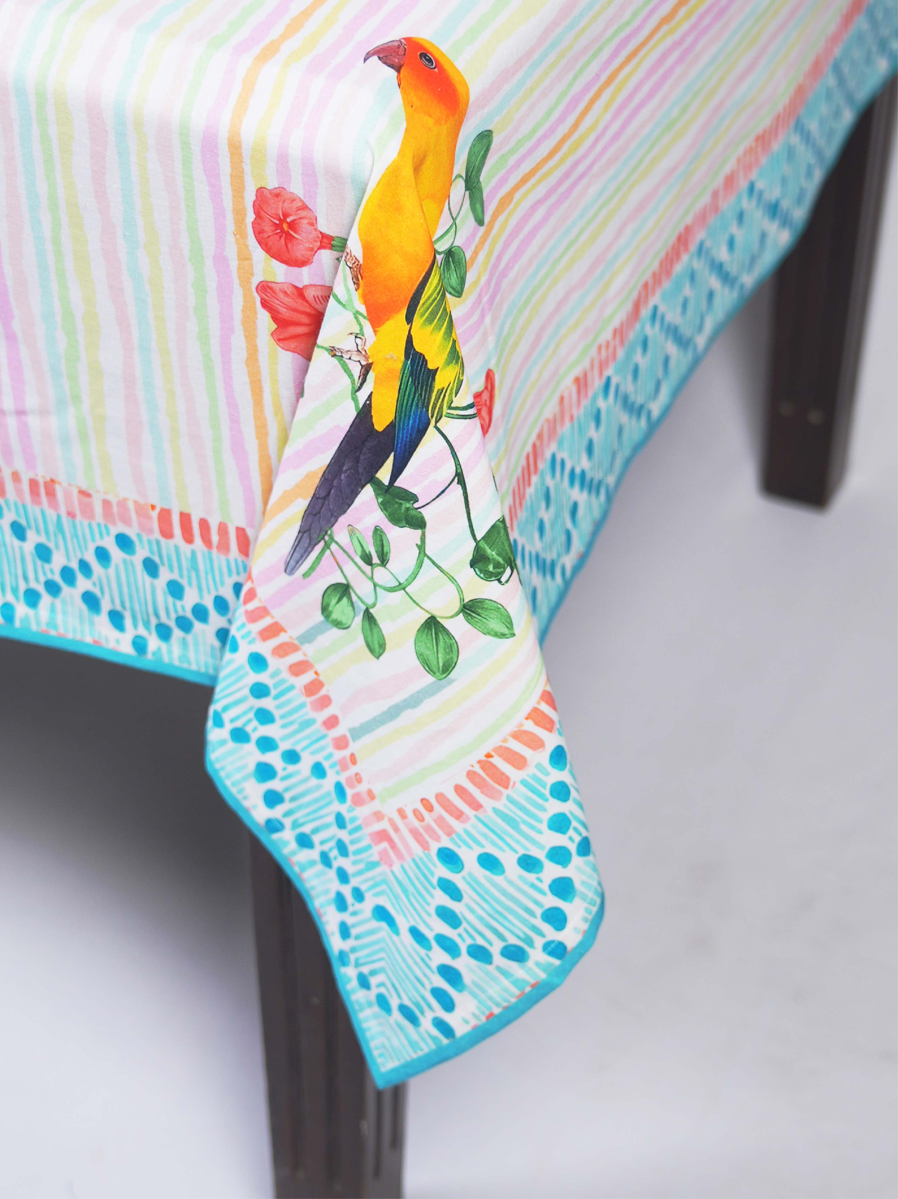 Table cloth - Parakeet Rainbow