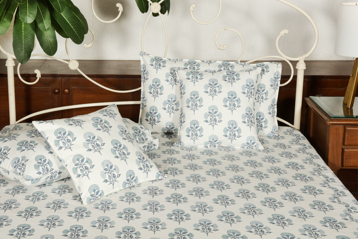 Bed Cover - Farah Blue