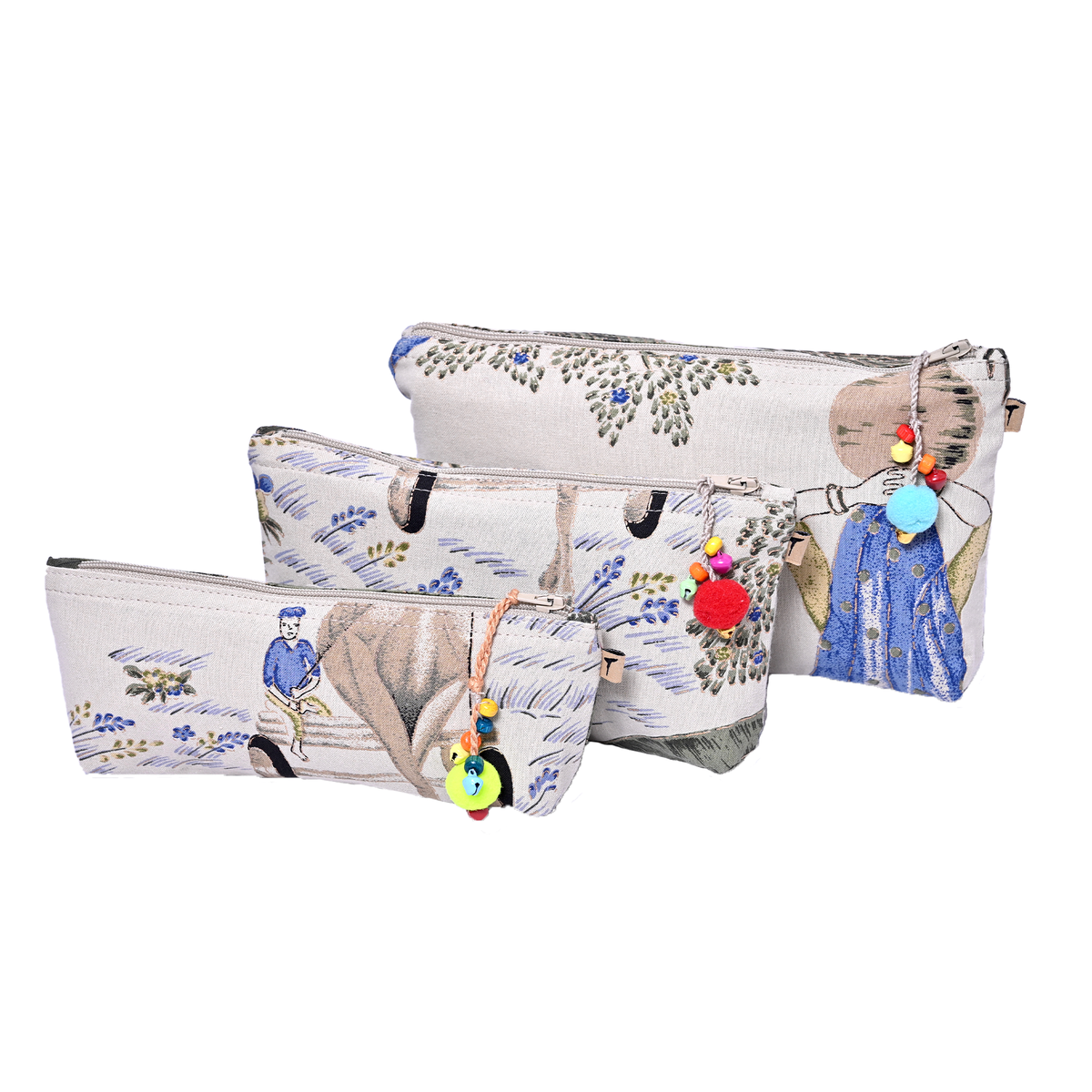 Pouch - Village Life Oasis Green