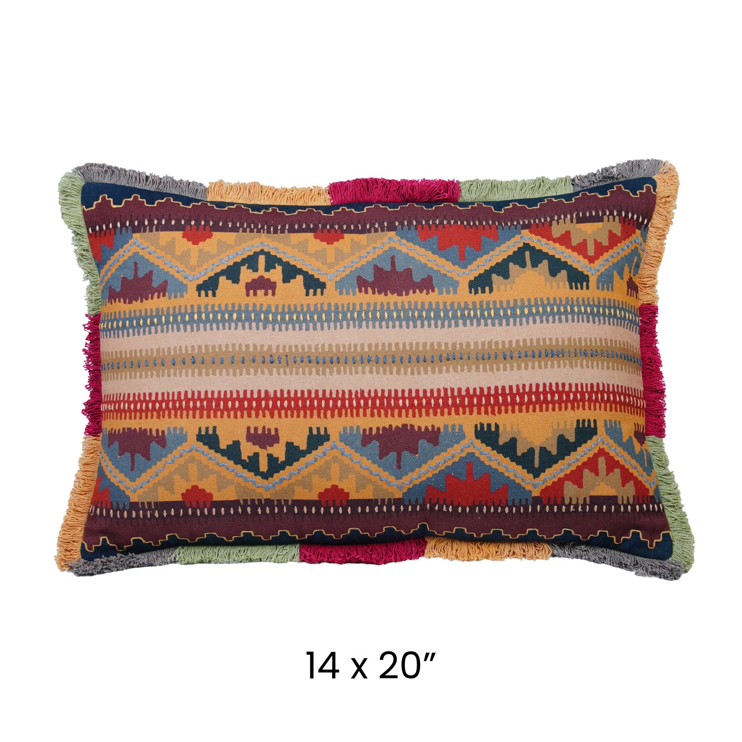 Cushion Cover - Tribal Ladder Rang Sutra